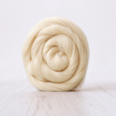 Corriedale Wool Top-Acacia. Great for use in needle or wet felting. Felting Supplies and Accessories