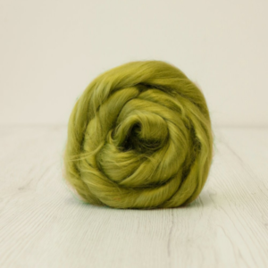 Viscose Top-Asparagus. Great for use in needle or wet felting. Felting Supplies and Accessories