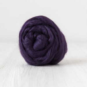 Viscose Top-Blackberry. Great for use in needle or wet felting. Felting Supplies and Accessories