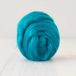 Viscose Top-Cobalt. Great for use in needle or wet felting. Felting Supplies and Accessories