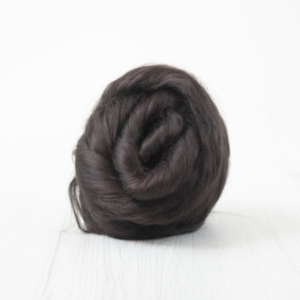 Viscose Top-Coffee. Great for use in needle or wet felting. Felting Supplies and Accessories