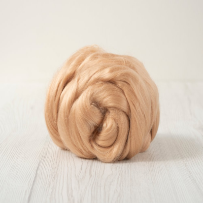 Viscose Top-Dune. Great for use in needle or wet felting. Felting Supplies and Accessories