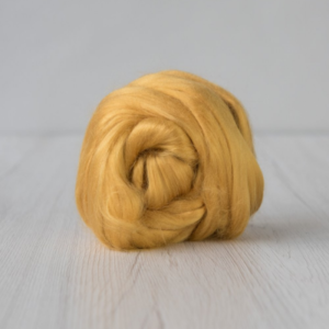 Viscose Top-Honey. Great for use in needle or wet felting. Felting Supplies and Accessories