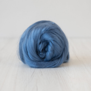 Viscose Top-Jeans. Great for use in needle or wet felting. Felting Supplies and Accessories