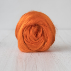 Viscose Top-Marigold. Great for use in needle or wet felting. Felting Supplies and Accessories