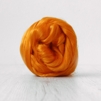 Viscose Top-Melon. Great for use in needle or wet felting. Felting Supplies and Accessories