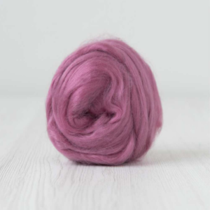 Viscose Top-Orchid. Great for use in needle or wet felting. Felting Supplies and Accessories