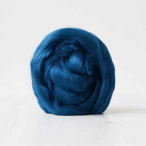 Viscose Top-Teal. Great for use in needle or wet felting. Felting Supplies and Accessories