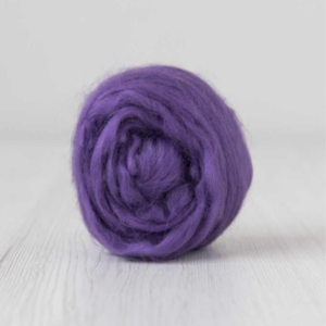 Viscose Top-Violet. Great for use in needle or wet felting. Felting Supplies and Accessories