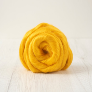Viscose Top-Yolk. Great for use in needle or wet felting. Felting Supplies and Accessories