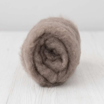 Carded Maori Wool - Ash