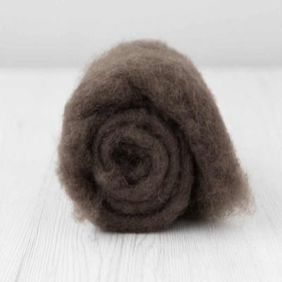 Carded Maori Wool - Beaver