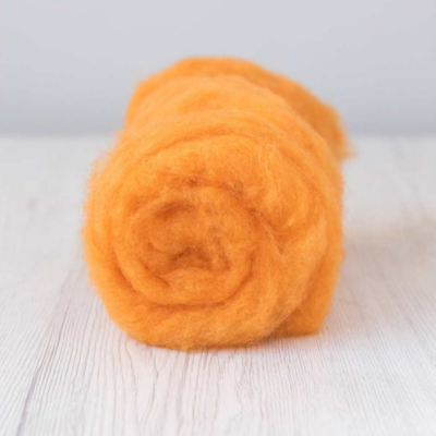Carded Maori Wool - Melon