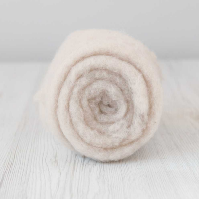 Carded Maori Wool - Sand