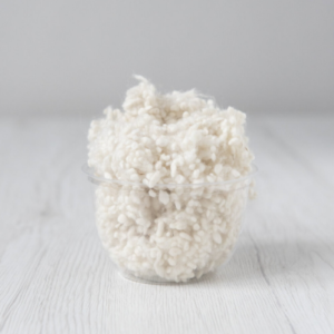 Merino Wool Nepps - Natural White