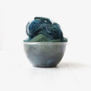 Wool Waste - Dark Green