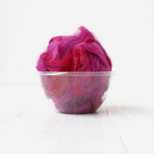 Wool Waste - Dark Pink