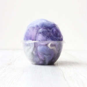 Wool Waste - Light Purple