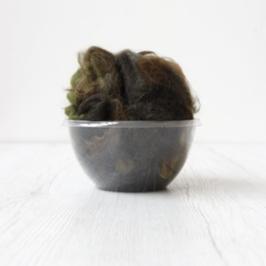 Wool Waste - Mimetic Green