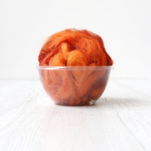 Wool Waste - Orange